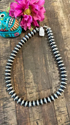 14mm 20" Rondelle "Navajo Style" Pearls