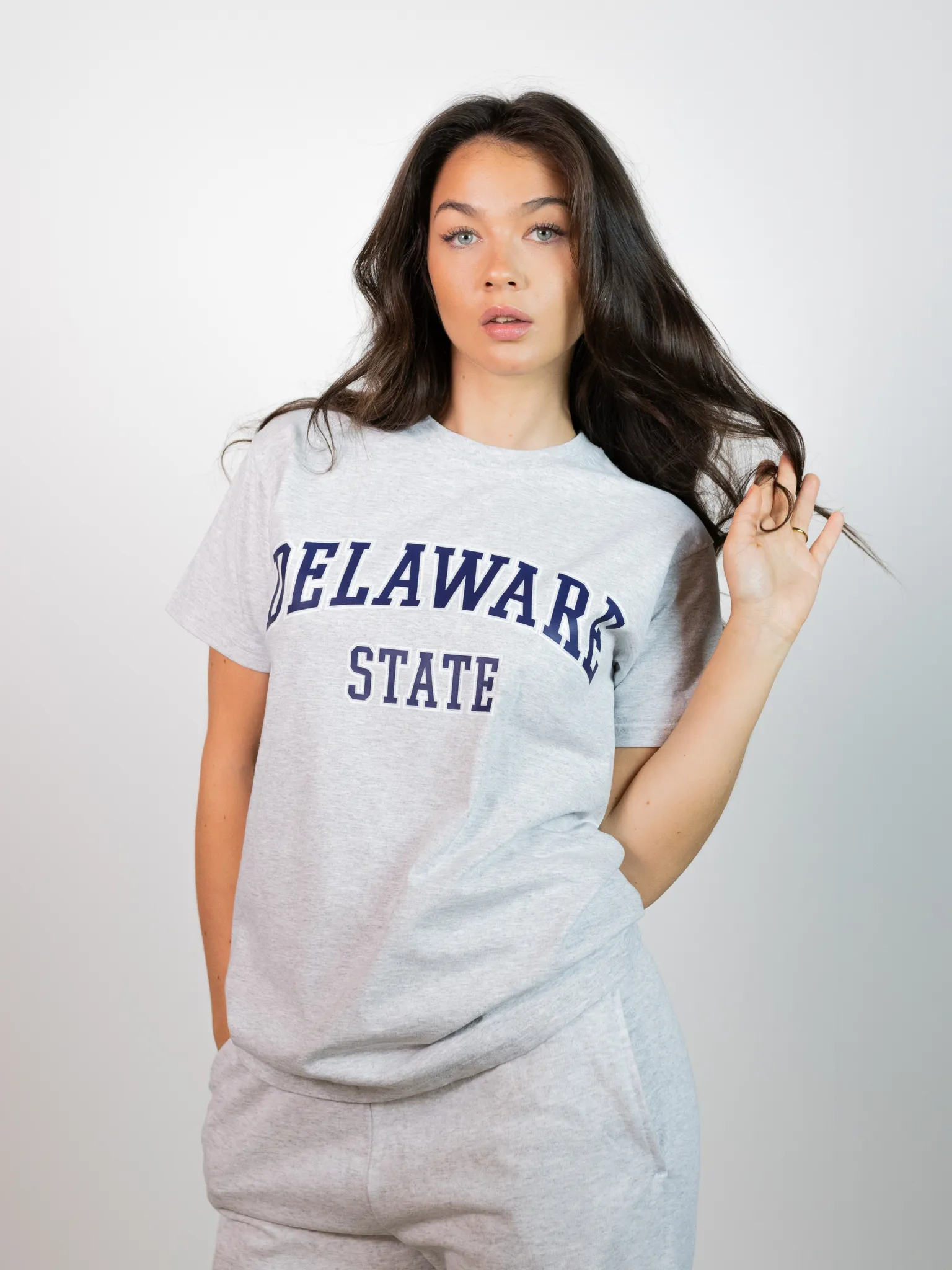 DELAWARE TEE - GRÅ