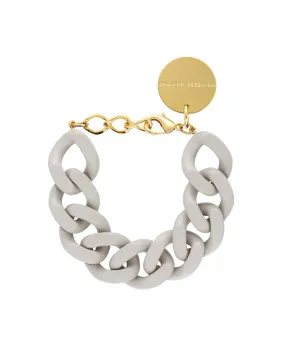 Flat Chain Bracelet | Grey